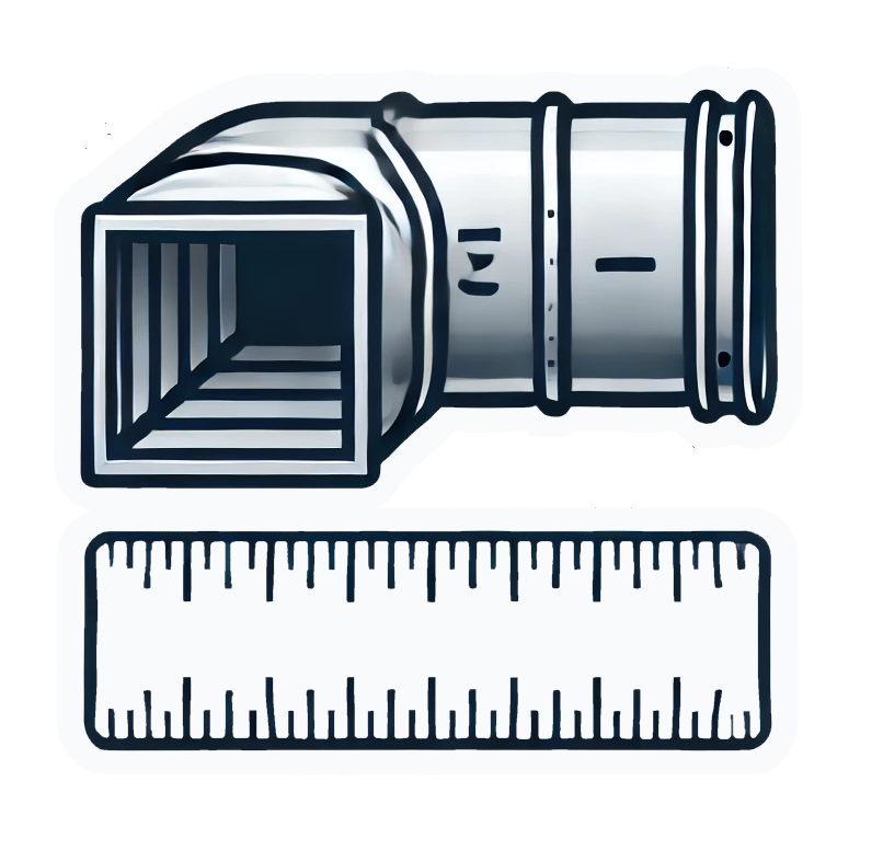 덕트 크기 계산