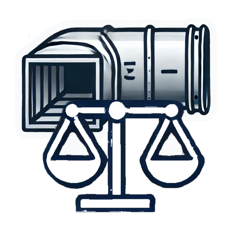 덕트 중량 계산